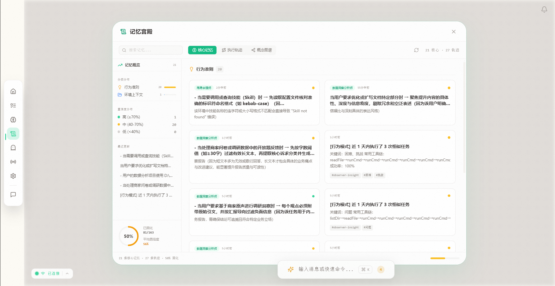 记忆宫殿 - 双层记忆架构